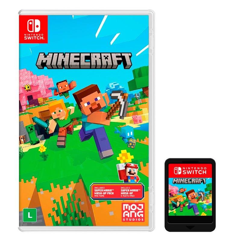 Jogo minecraft 15th anniversary edition nintendo switch midia